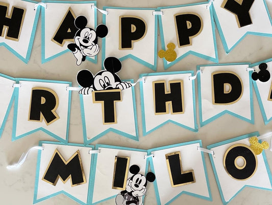 Mickey Mouse Birthday Banner