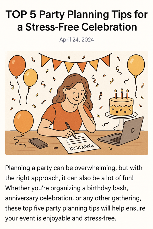 TOP 5 Party Planning Tips for a Stress-Free Celebration