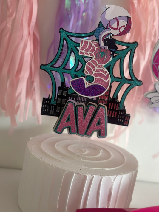Spider Gwen Ghost Spider Cake Topper