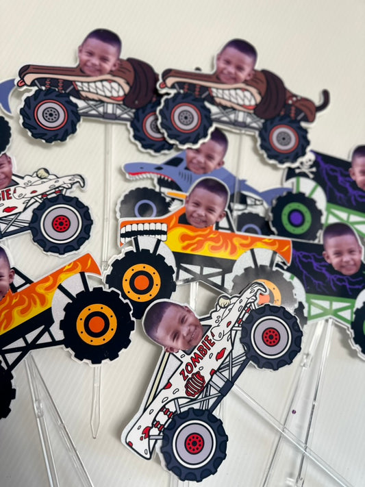 Monster Jam Monster Truck Birthday Party Centerpieces