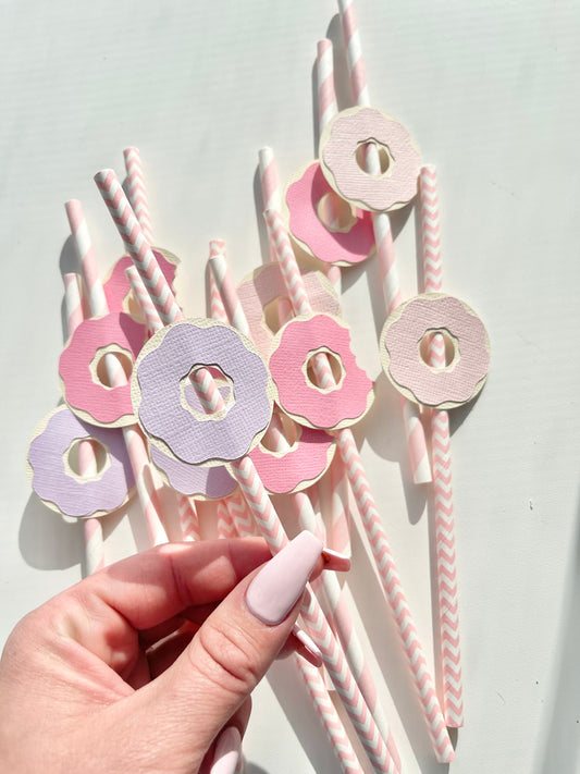 Sweet one straw party favors